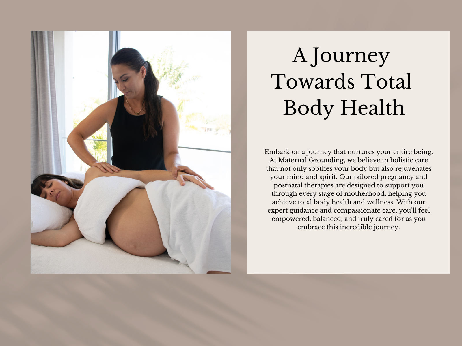 Full body pregnancy massage gold coast